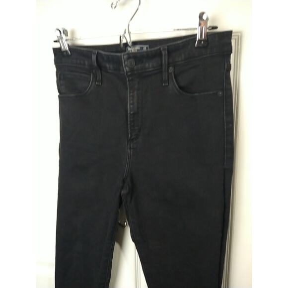 Abercrombie&Fitch Woman Jeans Black Simone High Rise Super Skinny - Picture 2 of 10